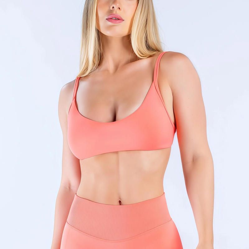 HISTELLO Impact Scoop Neck Bra - Sports Bra Racerback ulasan dan harga