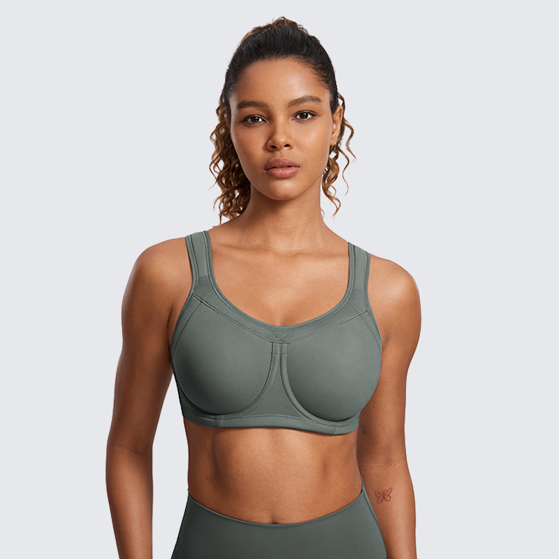 SYROKAN Women Sports bras High - Underwire Bra Padded ulasan dan harga